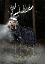 7 FT ANIMATED UNDEAD STAG ANIMATRONIC HALLOWEEN PROP picture