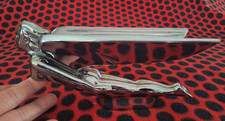 Rare Antique Vintage Car Hood Ornament Winged Woman Angel Hot Rod Rat Goddess picture