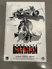ABSOLUTE BATMAN #1 AKIRA HOMAGE JAVIER FERNANDEZ B&W THIRD PRINT VARIANT picture