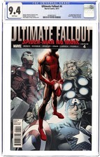 Ultimate Fallout #4A.D Bagley Variant CGC 9.4 2011 4536022013 1st Miles Morales picture