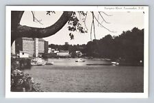 Newmarket NH-New Hampshire, Lampray River, Antique, Vintage Souvenir Postcard picture