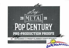 2020 Leaf Metal Pop Century 1/1 PROOF Pre-Production Factory Sealed Box-3 PROOFS picture