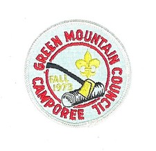 Camporee Scout Patch Green Mountain Council 1973 Embroidered picture