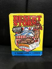 1991 Topps Desert Storm Trading Cards Unopened Wax Pack - Victory Series - picture