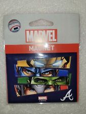 NIP Wincraft Marvel Comics Avengers Atlanta Braves MLB Fridge Magnet 2.5