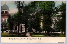 K32/ Clinton New York Postcard c1910 College Campus Hamilton College 873 picture