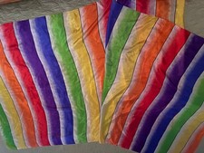Magicians Vintage Large Magic Trick Colorful Silk 36 X 104 ins. picture