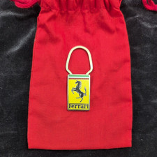 Rare Genuine Vintage 1960s Ferrari A. Lorioli Cloisonne Key Fob picture