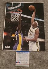 MYLES TURNER SIGNED 8X10 PHOTO INDIANA PACERS PSA/DNA AUTHENTICATED #AI90427 picture