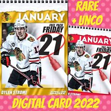 Topps nhl skate dylan strome free pack friday rare + unco 2022 digital picture