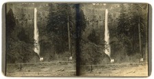 OREGON STEREOVIEW - Multnomah Falls - Frank Patterson 1910s picture