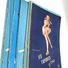 VTG Ice Capades LOT of 11 Ice Cycles Program 1948–1953 Disney Snow White Skating picture