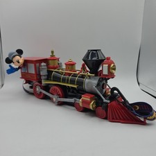 Disneyland Railroad Train Engine Light Up Popcorn Bucket With Mickey Mouse D100 picture