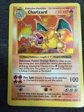 Shadowless 1999 Pokemon Base Set Charizard 4/102 Holo Rare WOTC Vintage picture