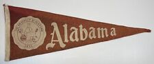 Vintage University of Alabama College Pennant Wool Sports Football READ picture