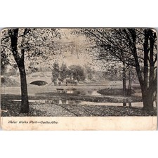 Water Works Park in Canton OH 1910 Vintage Postcard SP17-23 picture