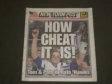2015 FEBRUARY 2 NEW YORK POST NEWSPAPER - PATRIOTS WIN SUPER BOWL picture