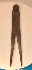 Antique hand-forged iron divider Or compass  picture