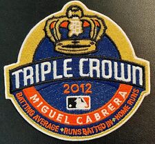 Miguel Cabrera Triple Crown 2012 MLB Season Detroit Tigers Jersey Patch picture