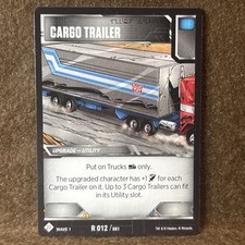 Hasbro Transformers TCG Wave 1 Cargo Trailer Upgrade - Utility Card R 012/081 picture