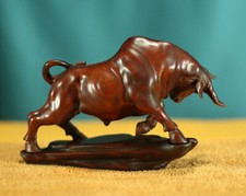 15 * 9.3 * 6.1 CM Stunning oxwood Carving Figurine - Buffalo Ox picture
