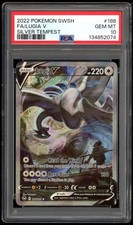 Lugia V 186/195 PSA 10 Silver Tempest Pokemon Card Game picture