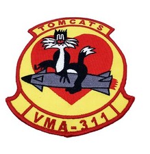 VMA-311 Tomcats Patch – Sew On/Plastic Backing, 4in picture