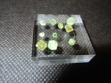 Russian Terminated Demantoid Garnet Pieces Lot (4.95 carat) Possibly Facet Grade picture