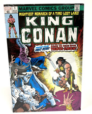 DAMAGED Conan The King Original Marvel Years Omnibus 1 Buscema DM Cover HC picture