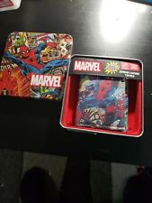 Marvel Comics Amazing Spider-Man Trifold Wallet & Collectors Tin NEW picture