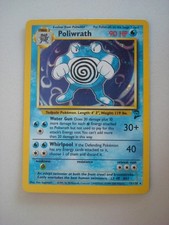 Pokemon TCG Poliwrath 15/130 Base Set 2 Holo Rare Holo 90 HP English 1999 picture