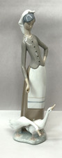 Lladro 1035 Girl with Geese Retired Porcelain Figurine 11