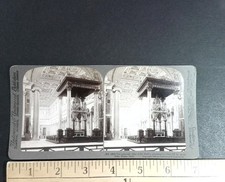 St Paul's Altar Rome Italy Stereoview Underwood & Underwood 1897 Curved Mount picture