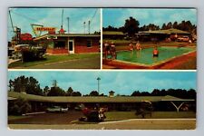 Glennville GA-Georgia, Motel San Su & Restaurant, Advertising, Vintage Postcard picture