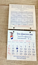 1937 Vintage Calendar “The American Insurance Company”. Brice Mort. Portland OR picture