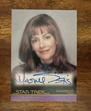 Star Trek Inflexions TNG Auto Autograph A66 Marina Sirtis as Counselor Troi picture