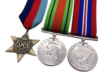 Replica 1939/45 Star, Defence Medal and 1939/45 War Medal picture