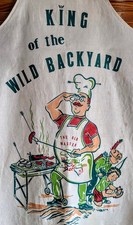 RARE 1950s Dad Apron
