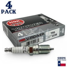 4 Pack NGK 2238 V-Power Spark Plugs TR5 picture