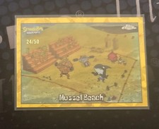 2025 Topps Chrome SpongeBob SquarePants Mussel Beach #60, Gold 24/50 picture