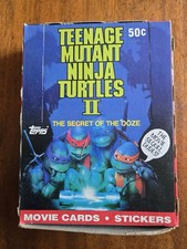 1991 Topps Teenage Mutant Ninja Turtles II Trading Card Box Full Wax Packs picture