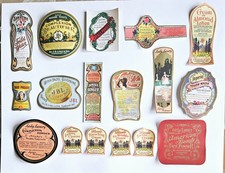 Lot 17 Different Vintage Old 1910s Lynas Health Beauty Cosmetic Labels picture