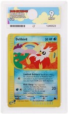 Pokémon TCG Delibird 49/144 Skyridge Reverse Foil Vintage 2003 Ace 9 Mint picture