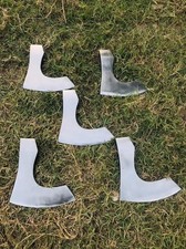 Lot of 5 Viking Axe Heads – Handmade High Carbon Stainless Steel - Skald Blades picture