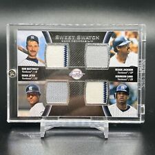 2008 Upper Deck Sweet Spot Yankees Quad Relic Jeter / Jackson / Mattingly / Cano picture