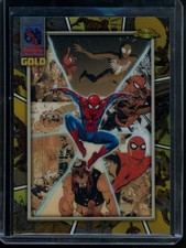 2024 Topps Chrome Marvel Spider-Man Gold SG-1 Full Circle #1 SP picture