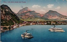 Antique Postcard Steamships Lake Garda Riva Riva Del Garda IT 1910s picture