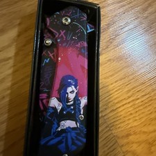 Jinx arcane League Of Legends Spring Assisted Open Pocket Knife 8” picture