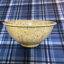 Vintage TEXAS WARE 118 Melmac Splatter Confetti Multicolor Speck Mixing Bowl picture