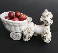 Spaghetti Poodle Wagon Vintage MCM Inarco Cart Planter Excellent Condition Japan picture